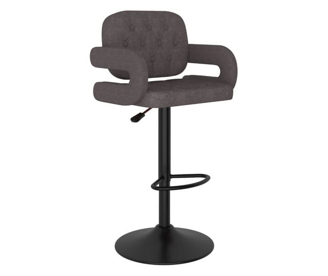 Barski stoli, 2 kosa, taupe siva, blago