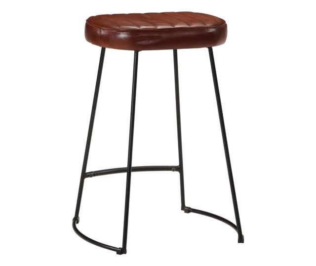 Barski stoli, 2 kosa, temno rjavi, 41x29x62 cm