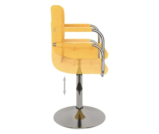 Jedilni stol, rumen, blago