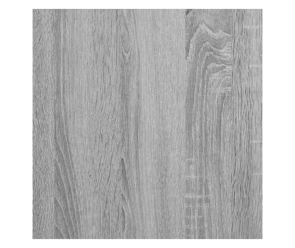 Sonoma sivi noćni ormarić s ladicama 90 x 36.5 x 16.5 cm, kompozitno drvo - 11
