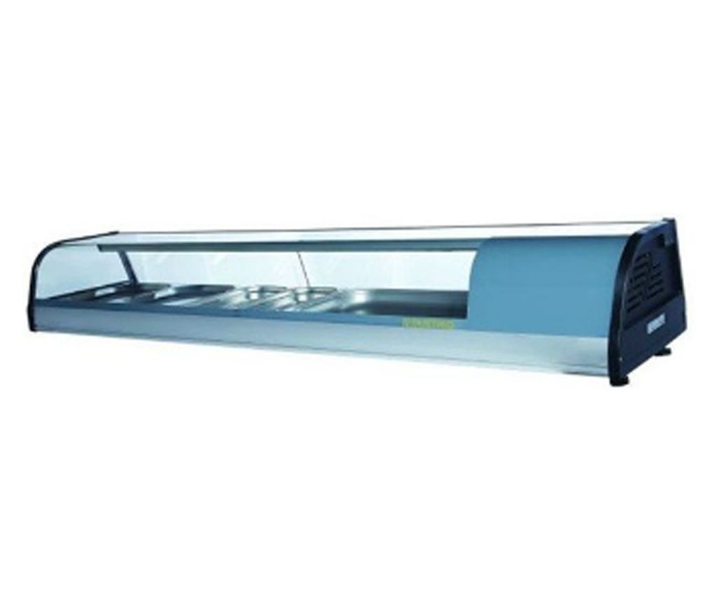 Vitrina expunere sushi,8 GN 1/3-20 mm,Moratti
