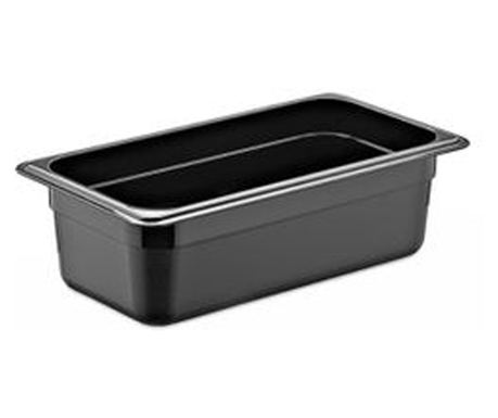 Tava policarbonat negru Moratti GN 1/3-100 mm