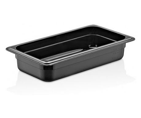 Tava policarbonat negru Moratti GN 1/2-65 mm