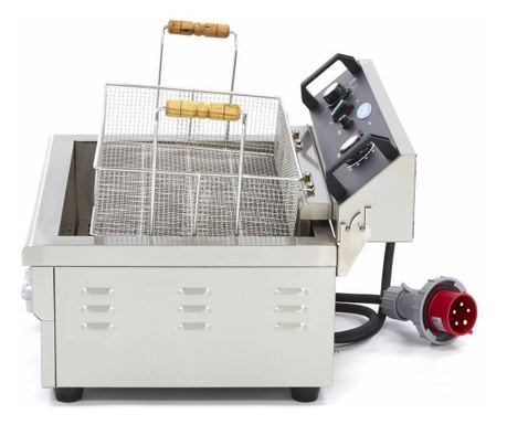 Friteuza electrica Moratti, capacitate 20 litri cu robinet ulei