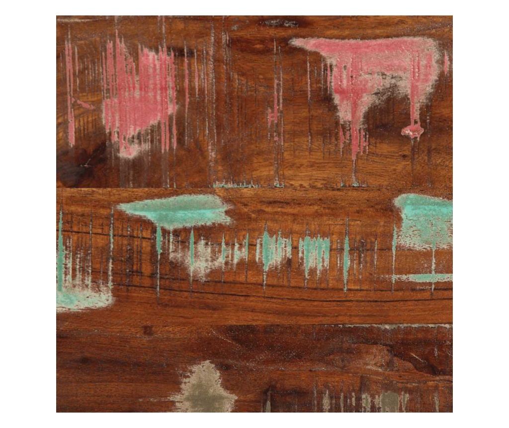 Нощно шкафче 40x30x80 cm Масивна дървесина Възстановена - 9