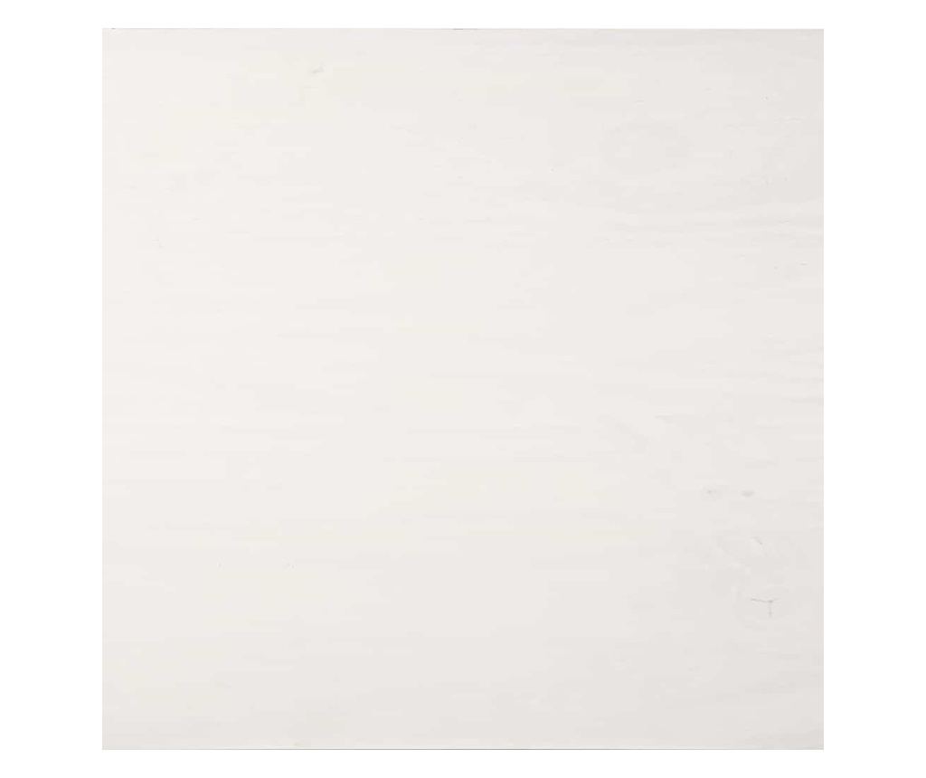 Drammen bijeli noćni ormarić 45 x 35 x 56 cm od punog borovog drveta - 11