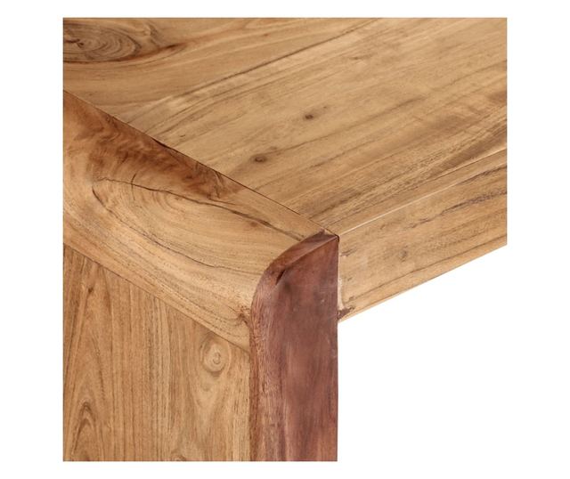 ТВ шкаф, 110x33x33 см, масивна дървесина акация