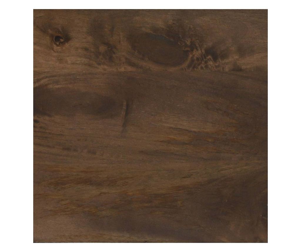 Noćni ormarić Chestnut, 40 x 33 x 46 cm, masivno drvo manga - 10