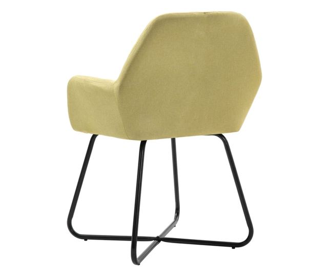 Kuhinjski stoli, 2 kosa, zeleni, tekstil