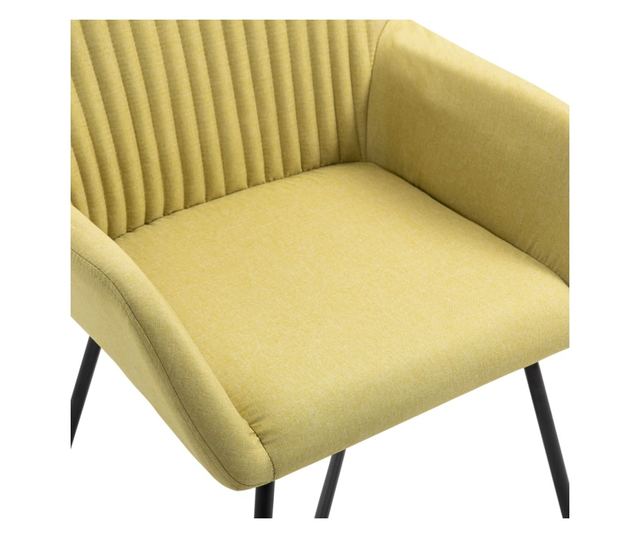 Kuhinjski stoli, 2 kosa, zeleni, tekstil