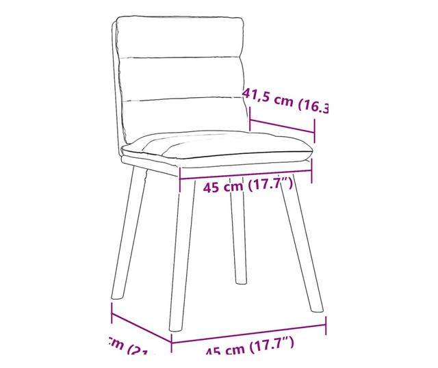 Jedilni stoli 4 kosi temno zeleno blago