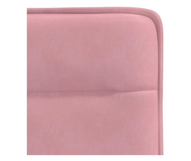 Jedilni stoli, komplet 4, roza, žamet