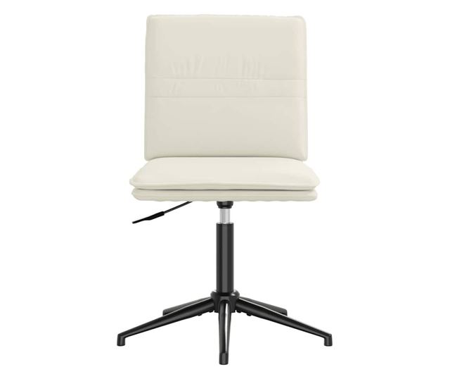 Kuhinjski stol, krem barva, žamet