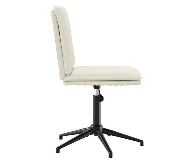 Kuhinjski stol, krem barva, žamet