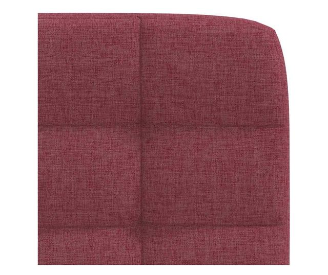 Jedilni stoli, 2 kosa, vinsko rdeča, tkanina