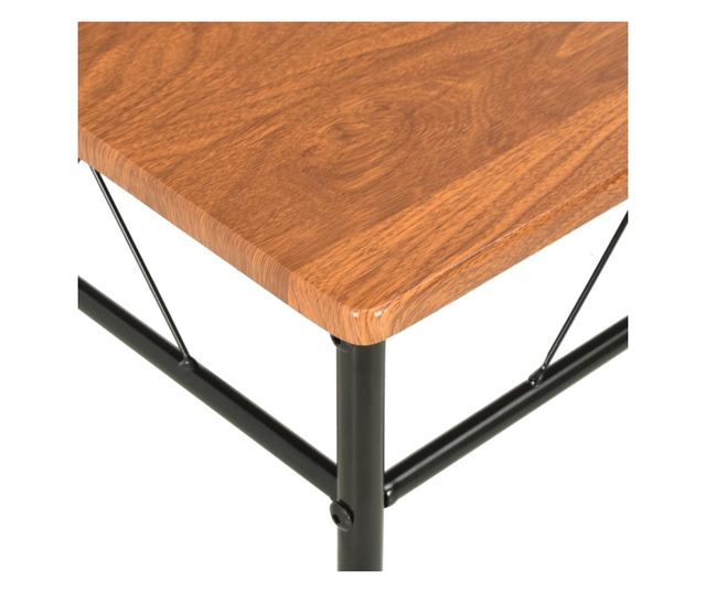 Jedilni stoli, rjavi, 6 kosov, MDF