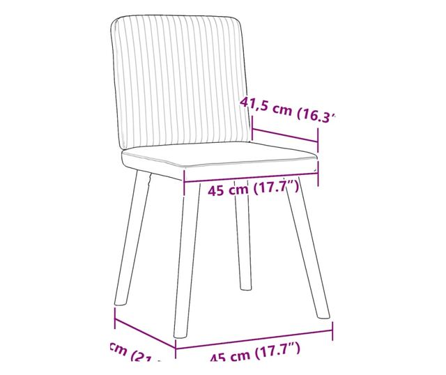 Kuhinjski stoli, 2 kosa, taupe siva, tekstil