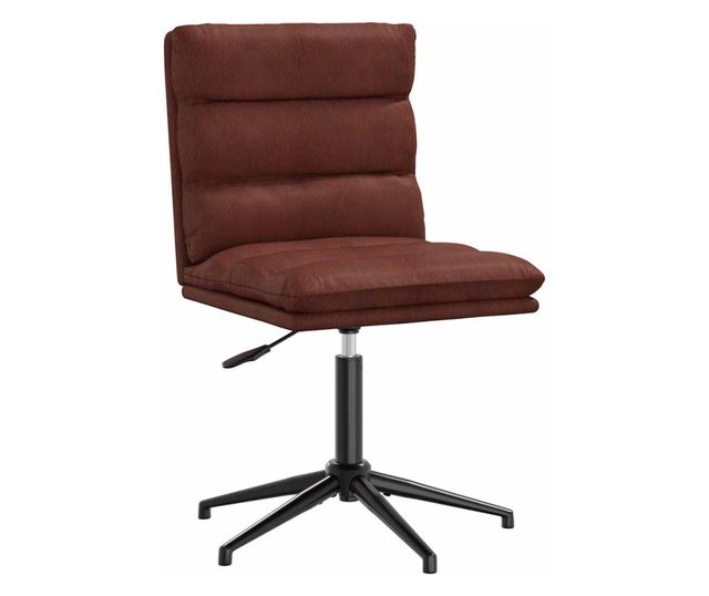 Kuhinjski stoli, 2 kosa, sijajno rjava, umetno usnje