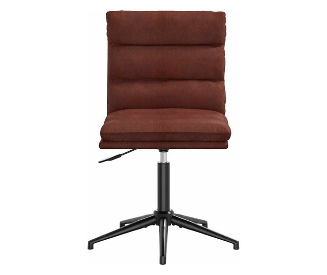 Kuhinjski stoli, 2 kosa, sijajno rjava, umetno usnje