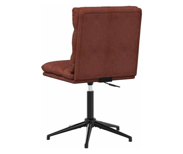 Kuhinjski stoli, 2 kosa, sijajno rjava, umetno usnje