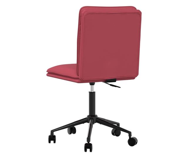 Jedilni stoli, 2 kosa, vinsko rdeči, umetno usnje