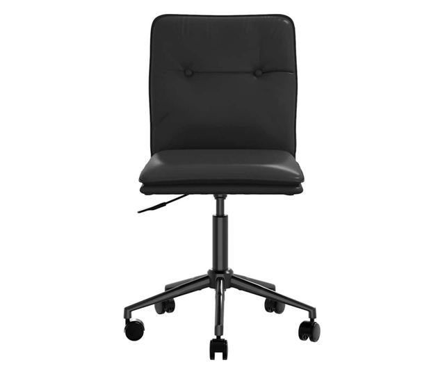 Jedilni stoli, 4 kosi, črno umetno usnje