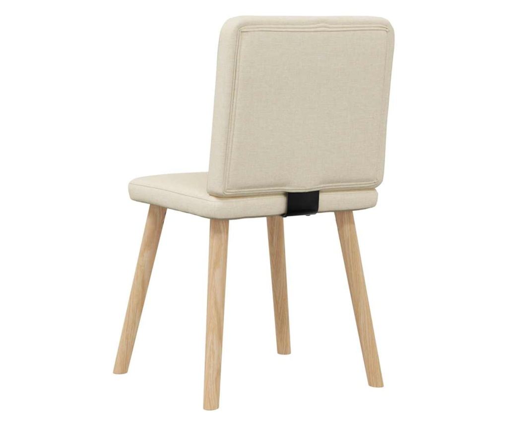 Kuhinjski stoli, 2 kosa, kremni, tekstil - 6