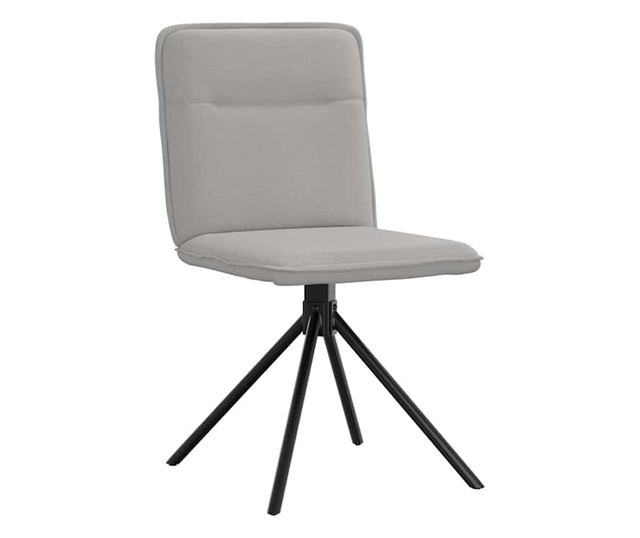 Jedilni stoli 2 kosa sivo blago