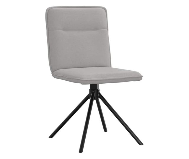 Jedilni stoli 2 kosa sivo blago