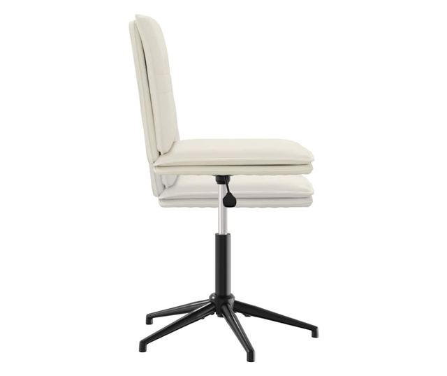 Kuhinjski stol, krem barva, žamet