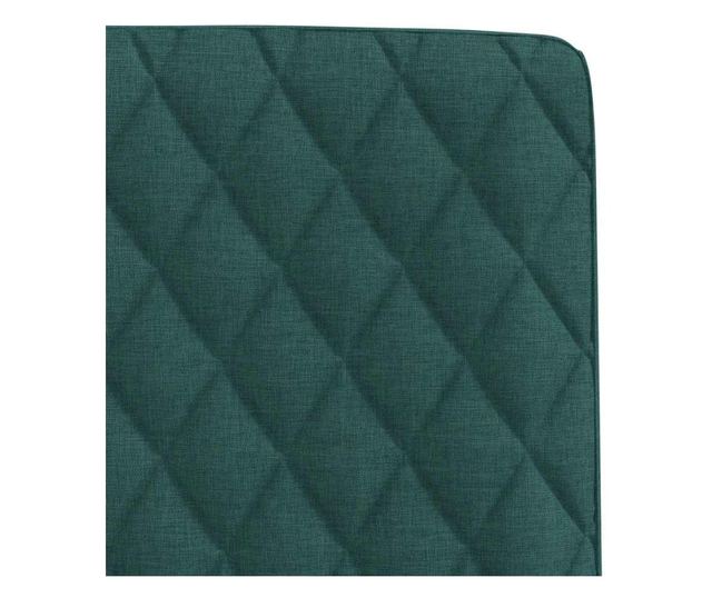 Jedilni stoli, 2 kosa, temno zelena, blago