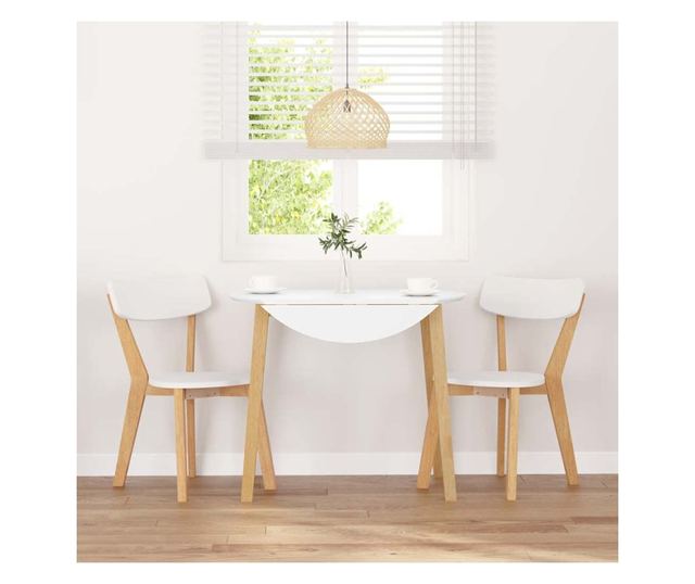 Jedilni stoli 2 kosa masiven les kavčukovca