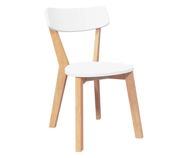 Jedilni stoli 2 kosa masiven les kavčukovca