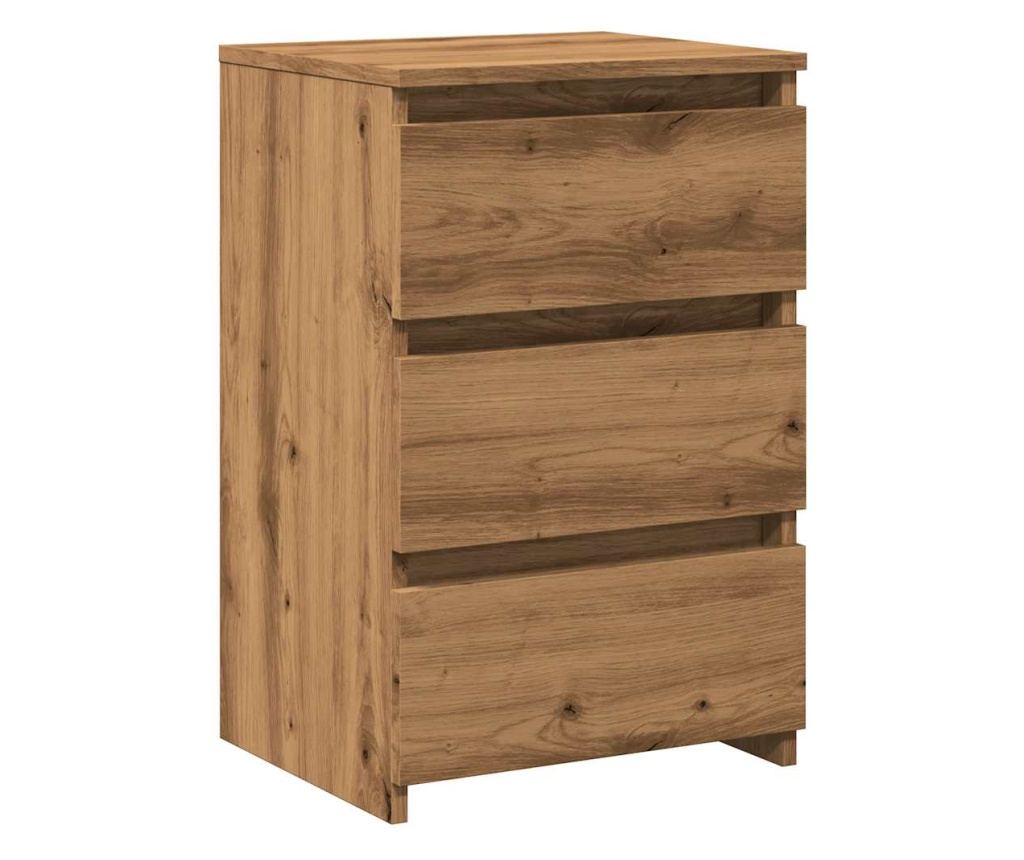 Noćni ormarić, 2 kom, Artisan Oak 40x35x62.5 cm obrađeno drvo - 3