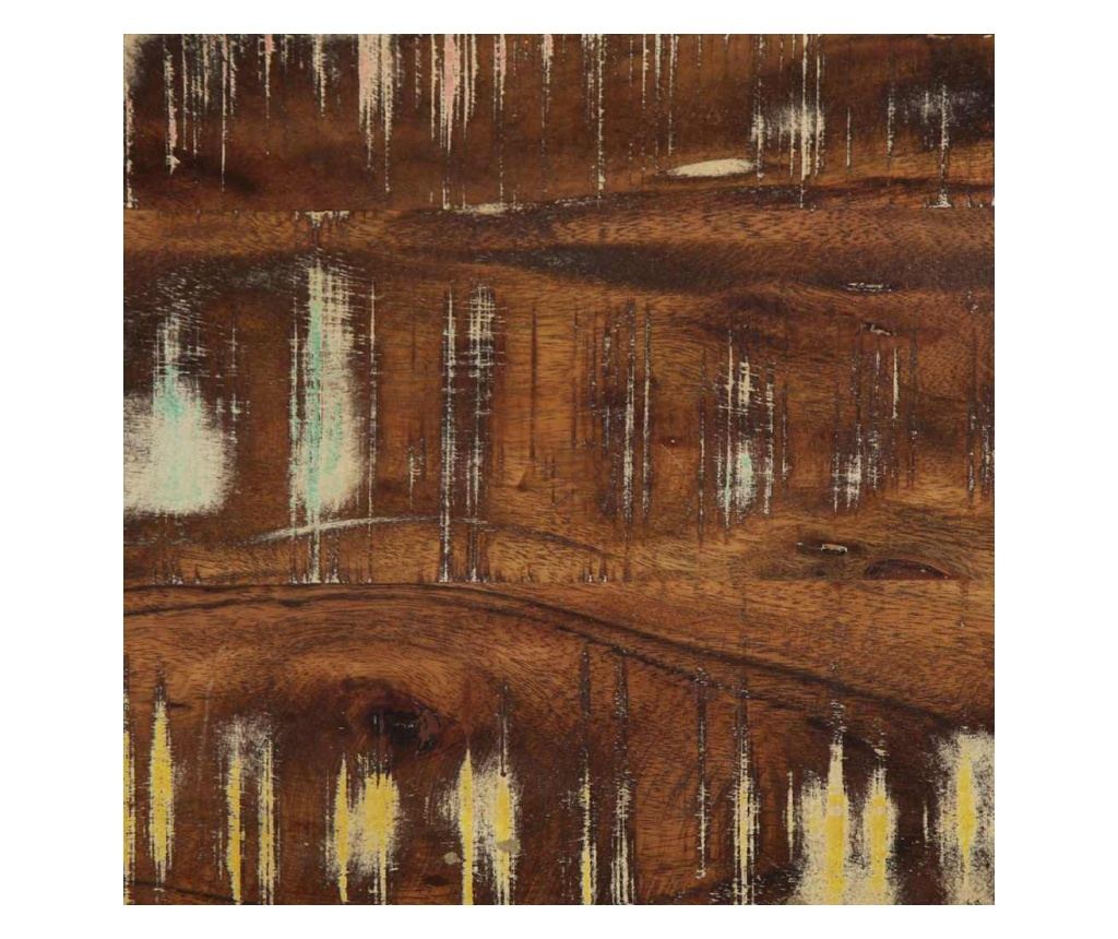 Noćni Ormarić 2 Komada Višebojni 40x35x40 Cm Masivno Reciklirano Drvo - 11