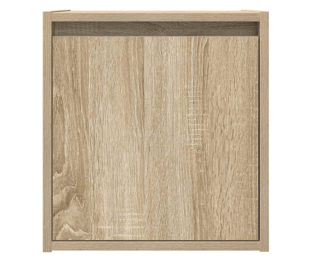 Sonoma hrast zidni noćni ormarić 38x34x40 cm - 9