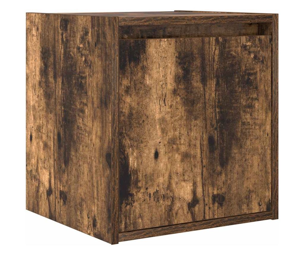 Zidni noćni ormarići 2 kom Dimljeni hrast 38x34x40 cm - 5