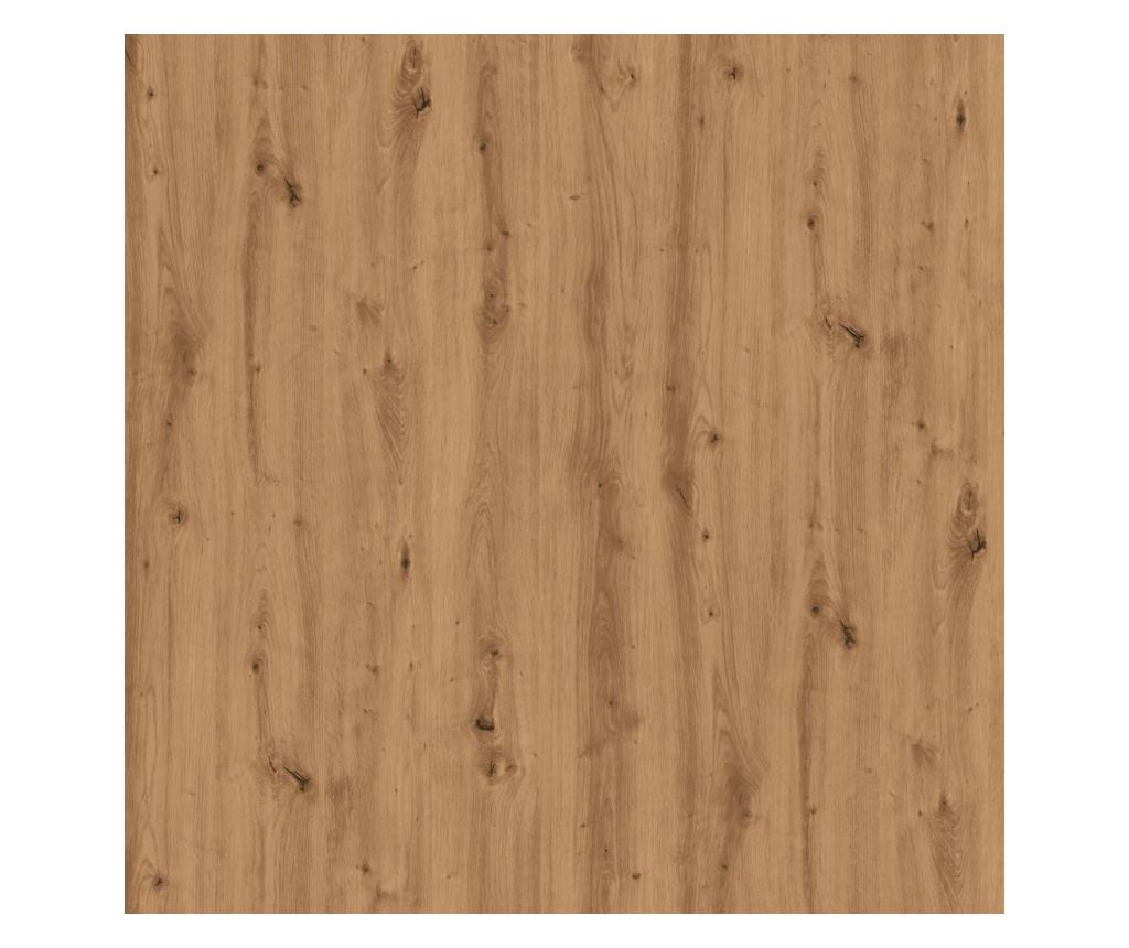 Noćni ormarić s metalnim nogama, Artisan Oak, 40x35x69 cm - 8