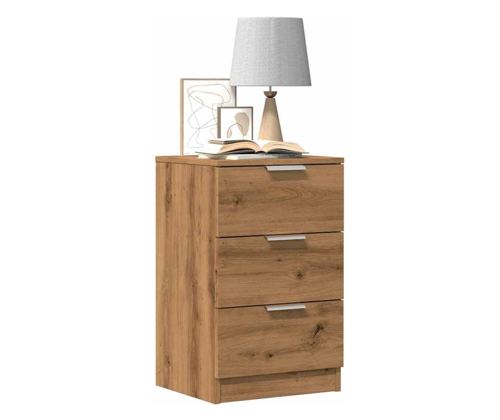 Noćni ormarić, 2 kom, Artisan Oak, 40x36x65 cm, obrađeno drvo - 2