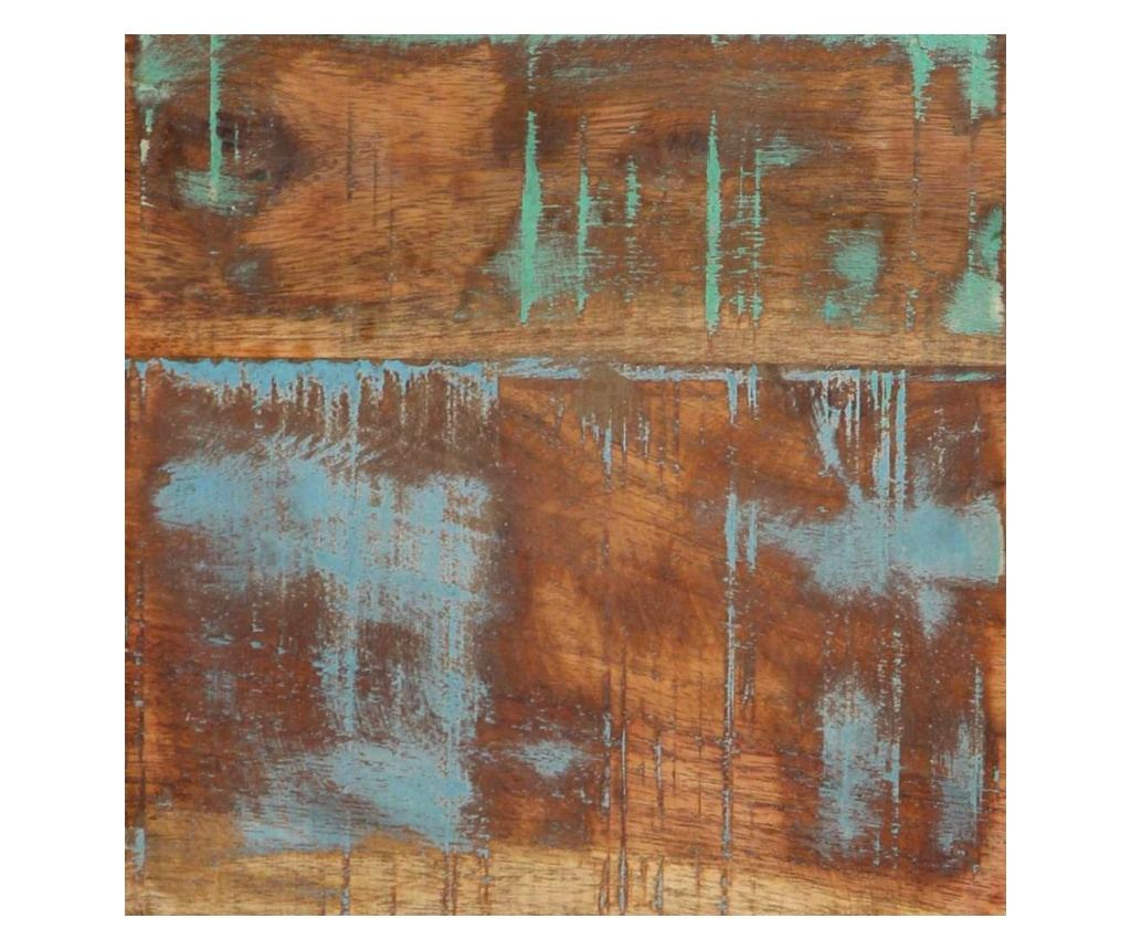 Višebojni noćni ormarić 30 x 30 x 40 cm od recikliranog masivnog drva - 12