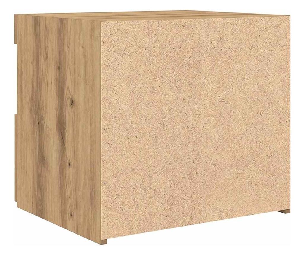 Artisan Oak Noćni Ormarić 50 X 40 X 45 Cm Kompozitno Drvo - 15