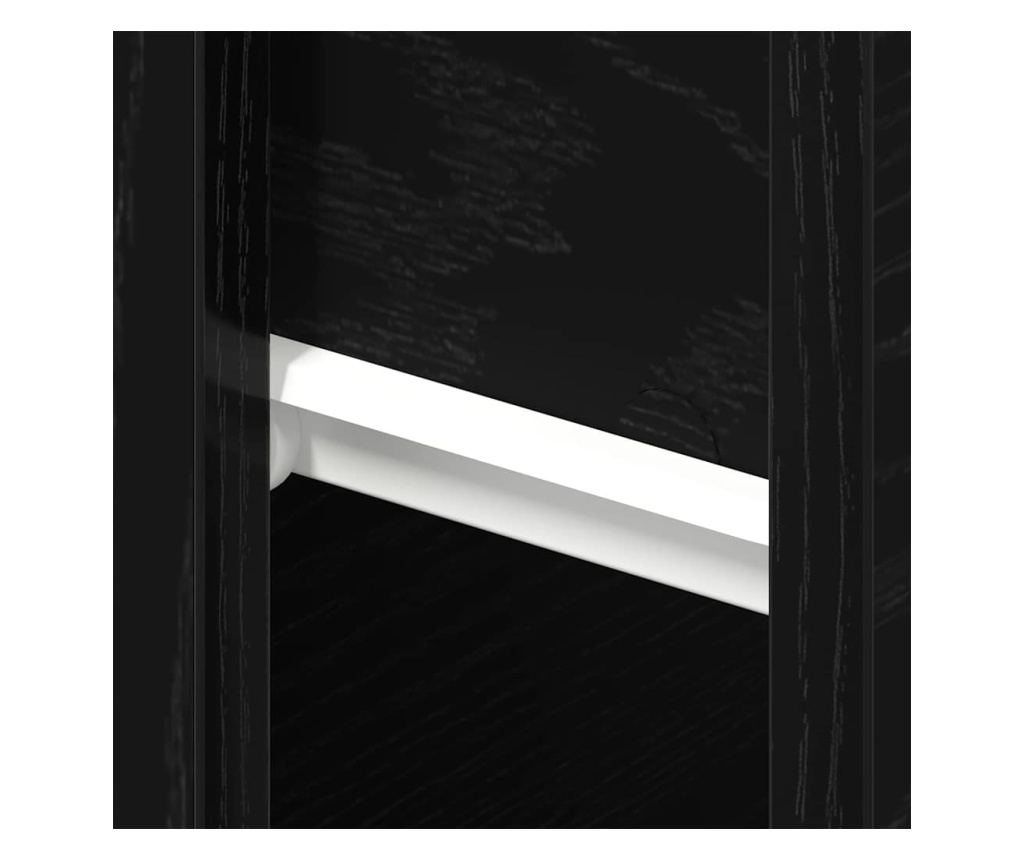 Noćni ormarić s ladicom 2 kom Crni hrast 46 x 29.5 x 30 cm - 10