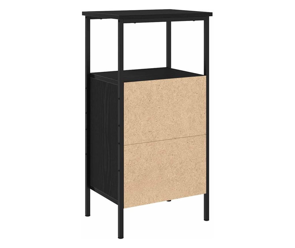 Noćni ormarić 2 kom Crni hrast 41 x 31 x 80 cm - 7