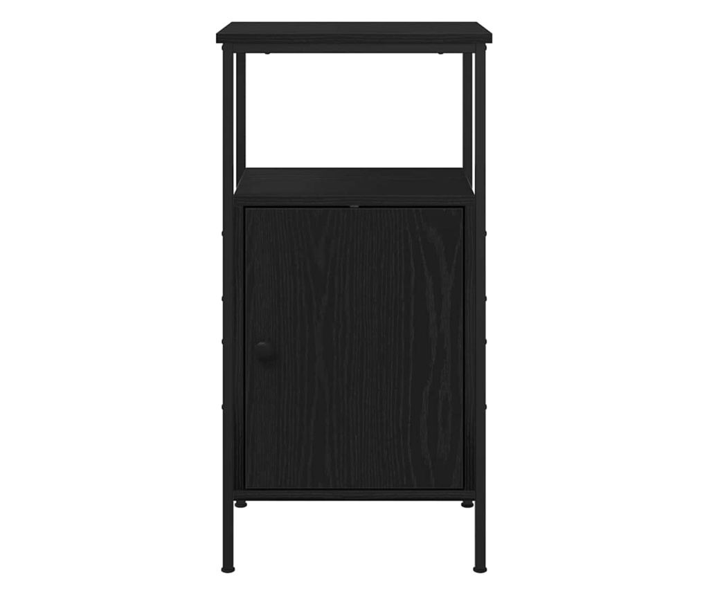 Noćni ormarić 2 kom Crni hrast 41 x 31 x 80 cm - 8