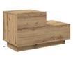 Artisan Oak Noćni Ormarić 70 X 36 X 40.5 Cm Kompozitno Drvo thumbnail 1