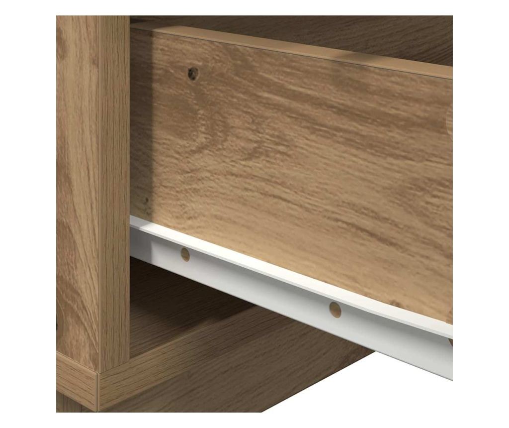 Artisan Oak Noćni Ormarić 70 X 36 X 40.5 Cm Kompozitno Drvo - 9