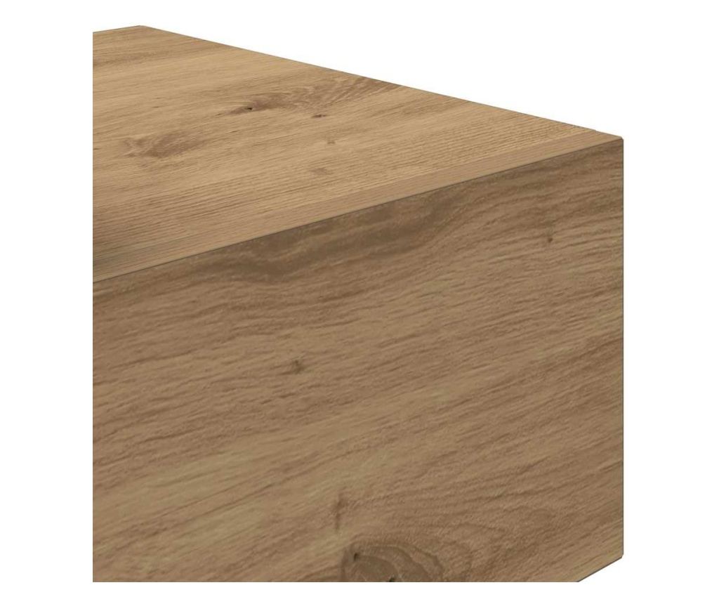 Artisan Oak Noćni Ormarić 70 X 36 X 40.5 Cm Kompozitno Drvo - 11