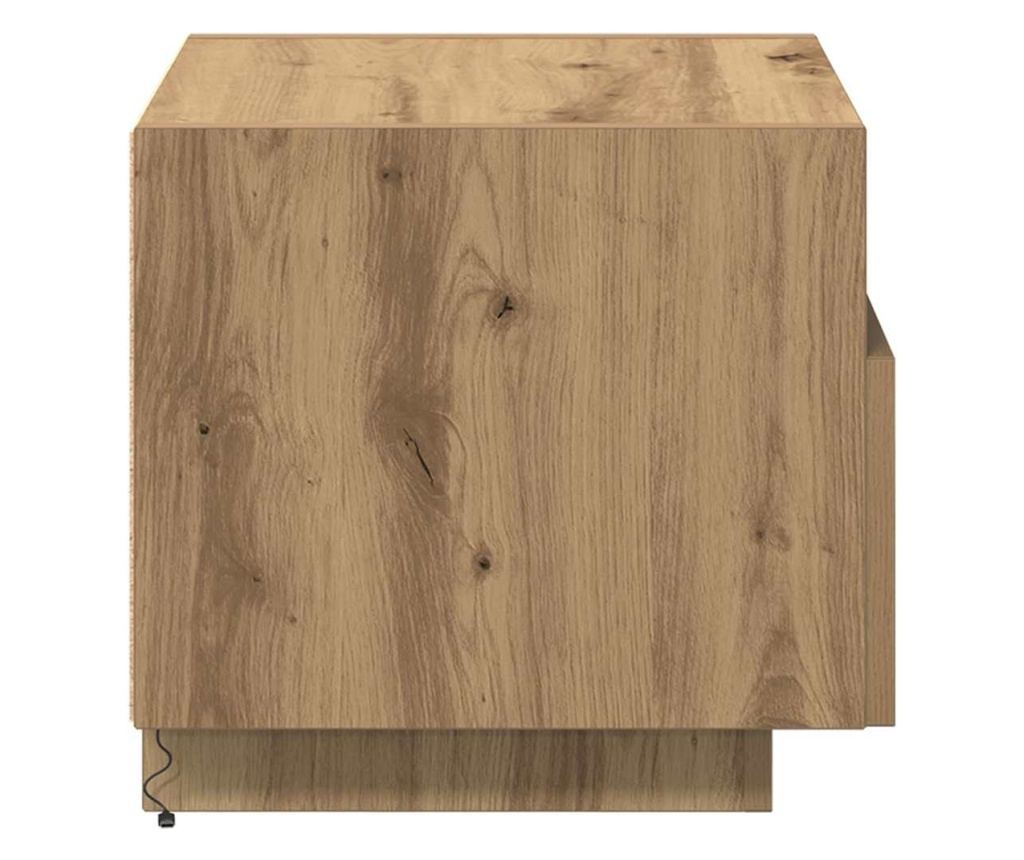 Noćni ormarić Artisan Oak, 40 x 39 x 37 cm, kompozitno drvo - 7