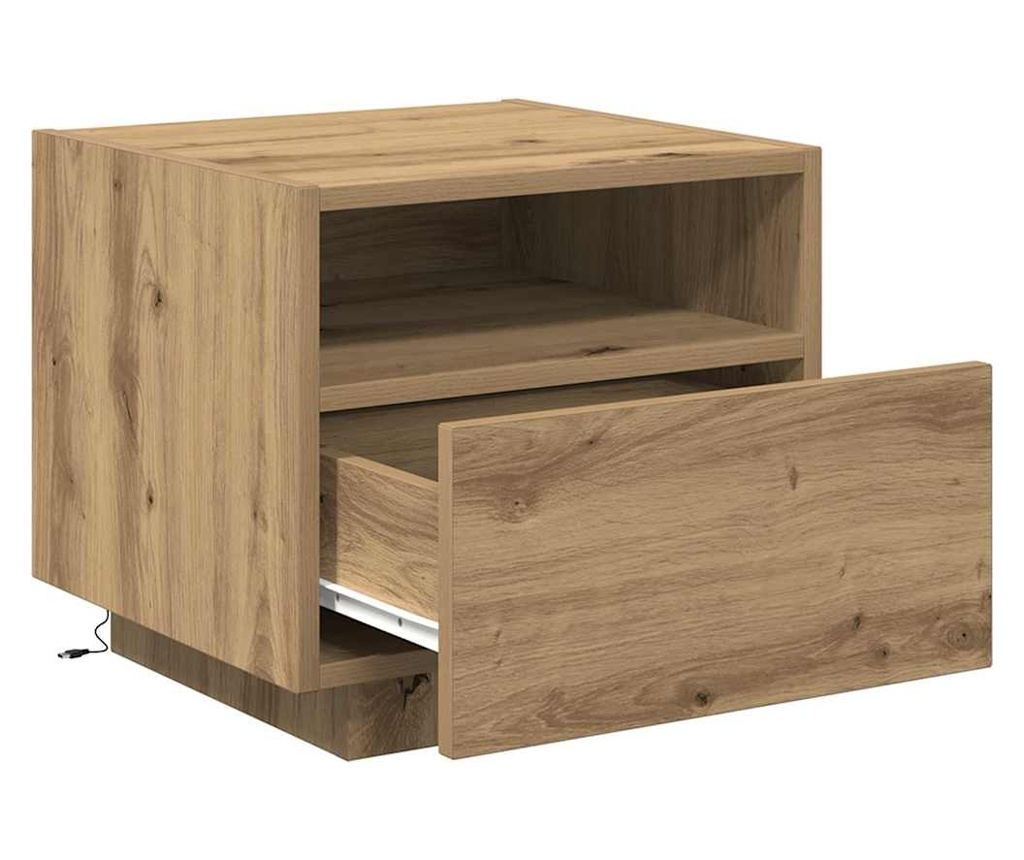 Noćni ormarić 2 kom Artisan Oak 40 x 39 x 37 cm Kompozitno drvo - 7