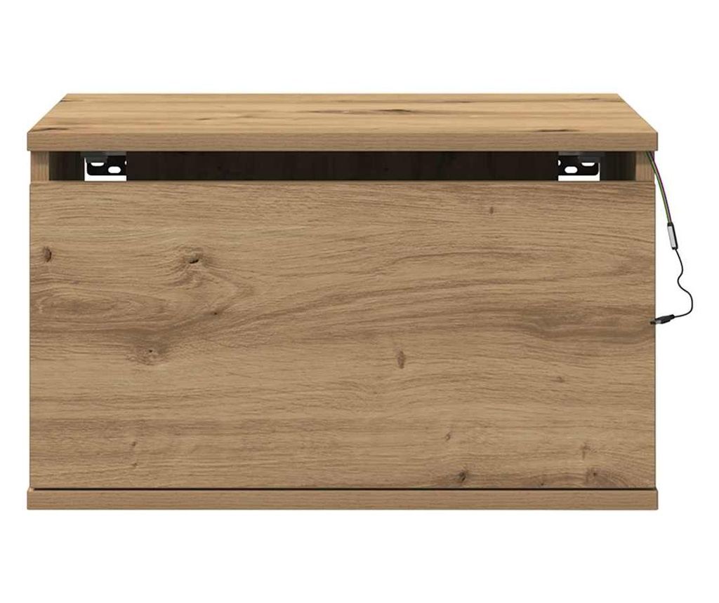 Plutajući noćni ormarić s ladicom, Artisan Oak, 50 x 36 x 30 cm - 6
